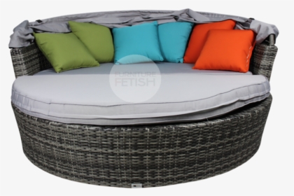 Oval Rattan Canopy Daybed, HD Png Download, Free Download