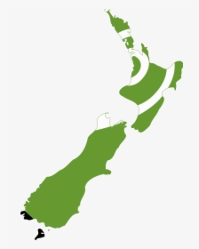 Flag Map Of New Zealand - New Zealand Map Png, Transparent Png, Free Download