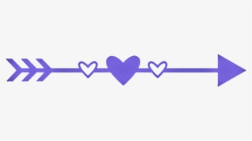 #arrow #purple - Heart, HD Png Download, Free Download