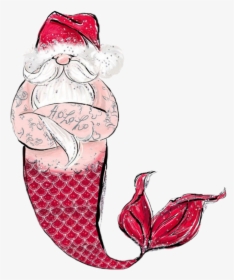 Santa Claus Cartoon Mermay, HD Png Download, Free Download
