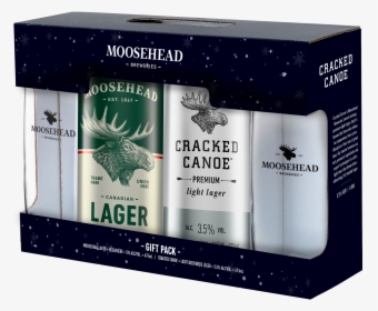 Moosehead Gift Pack With Glasses 2 X 473ml - Cracked Canoe, HD Png Download, Free Download