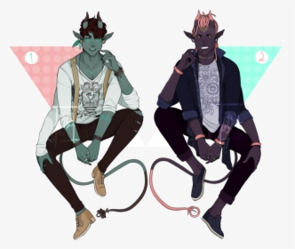 Male Demons Set V - Illustration, HD Png Download, Free Download