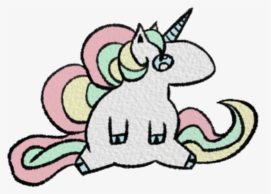 I Made A New Sticker Pack And A Design With The Unicorn - Cartoon, HD Png Download, Free Download
