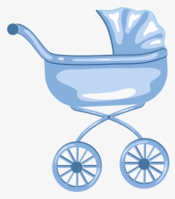 Blue Baby Carriage Clipart - Baby Transport, HD Png Download, Free Download