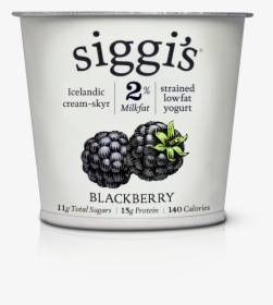 Blackberry Low-fat - Siggi's Vanilla Yogurt, HD Png Download, Free Download