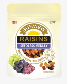 Raisins Seedless Medley-package - Raisin, HD Png Download, Free Download