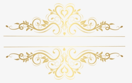 Free Png Download Gold Element Decorative Transparent - Gold Decorative Elements Decorative Clipart Png, Png Download, Free Download