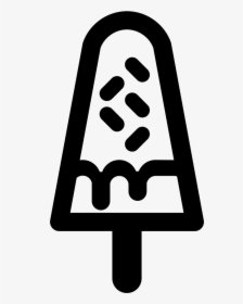 Melting Ice Cream Stick With Syrop And Chocolate Chips - Icon, HD Png Download, Free Download