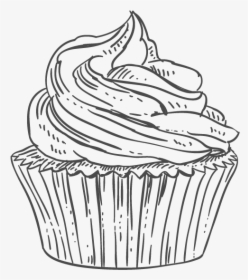 Pastries Black And White, HD Png Download, Free Download