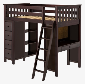 Jackpot 5-e - Kids Low Loft Bed With Dresser, HD Png Download, Free Download