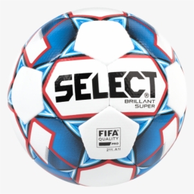 Brillant Super White Soccer Ball - Select Super Brillant Soccer Ball, HD Png Download, Free Download