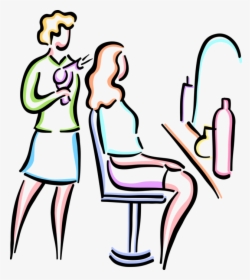 Vector Illustration Of Beauty Salon Beautician And, HD Png Download, Free Download