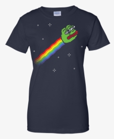 Nyan Pepe The Frog T-shirt Dank Memes Meme Sad Shirt - Rick And Morty Dr Who T Shirt, HD Png Download, Free Download