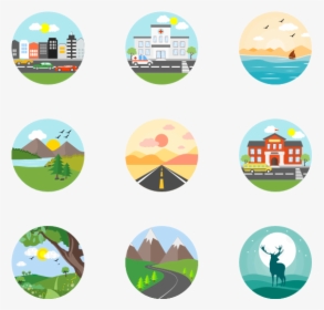 Landscape Icon Free, HD Png Download, Free Download