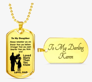 "to My Daughter - Necklace, HD Png Download, Free Download