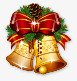 Christmas Jingle Bells With Red Bow Tie And A Pine - Bose Soundsport, HD Png Download, Free Download