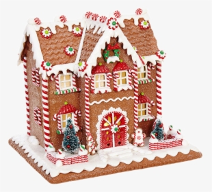 Gingerbread Man House Transparent Image - Gingerbread House Transparent Background, HD Png Download, Free Download