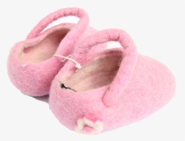 Wool Felt Pink Baby Shoes - Zapatitos De Lana Png, Transparent Png, Free Download