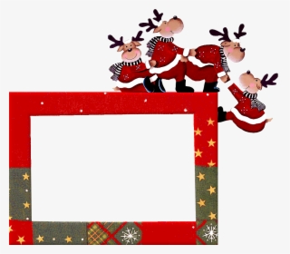Renos Para Marcos De Puerta , Png Download - Christmas Door Frame Decoration, Transparent Png, Free Download