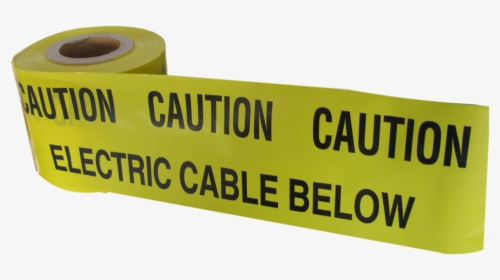Caution Electric Cable Below Tape 365m X 150mm - Gaffer Tape, HD Png Download, Free Download
