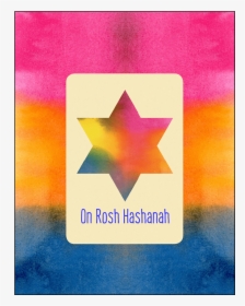Cover Of Jewish New Year Rosh Hashanah Card - Greeting Card, HD Png Download, Free Download