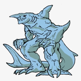 Drawing Shark Remora Clip Art Transparent Stock - Drawing, HD Png Download, Free Download