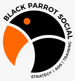 Black And Orange Logo Of Parrot - Circle, HD Png Download, Free Download