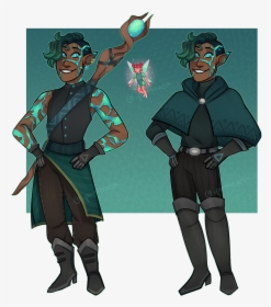 My New Earth Genasi Archfey Warlock, Pebble, And Their - Dnd Earth Genasi Female, HD Png Download, Free Download