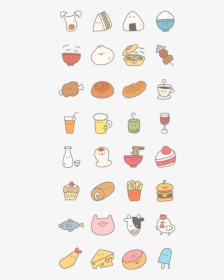 Cute Foods Stickers, HD Png Download, Free Download