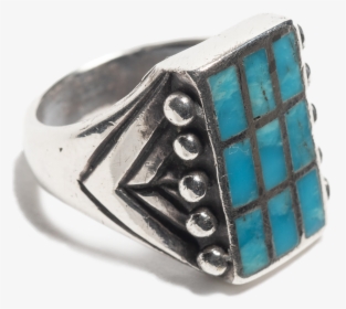 Sterling Silver Vintage Sterling Silver Navajo Ring - Titanium Ring, HD Png Download, Free Download