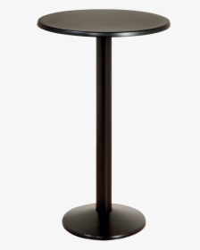 Milan Black Base Bar Table Wooden Top Hire For Events - 24 Inch Pub Table, HD Png Download, Free Download
