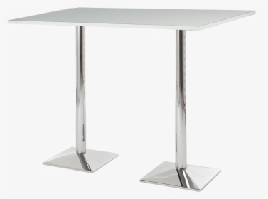 Genoa Dual Bar Table Chrome Base Hire For Events - End Table, HD Png Download, Free Download