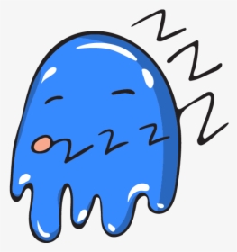 Sleeping Cute Ghost, HD Png Download, Free Download