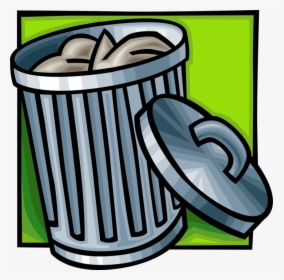 Vector Illustration Of Waste Basket, Dustbin, Garbage - Gambar Vektor Tempat Sampah, HD Png Download, Free Download