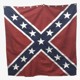 Rebel Flag Shower Curtain Curtain Rebel Flag Window - Pow Mia Confederate Flag, HD Png Download, Free Download