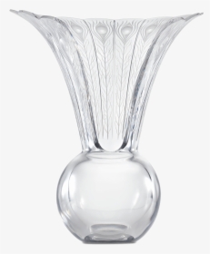 Baccarat Crystal Peacock Vase - Vase, HD Png Download, Free Download