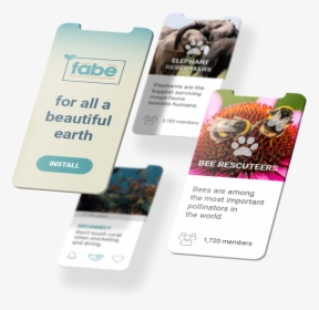 Fabe App Screens - Flyer, HD Png Download, Free Download