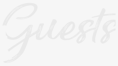 Guest - Calligraphy, HD Png Download, Free Download