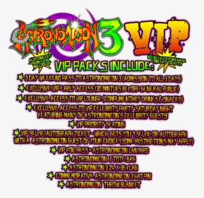 Astronomicon 3 Vip Page - Graphic Design, HD Png Download, Free Download