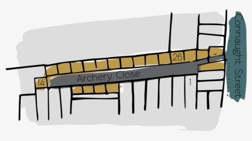 Archery-close - Connaught Street, HD Png Download, Free Download