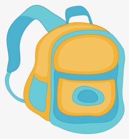 First Day Of Speech Ideas Blue And Yellow Backpack, HD Png Download, Free Download