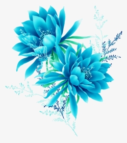 Transparent Blue Flower Png, Png Download, Free Download