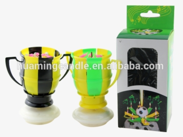 Football Flower Candle / Birthday Party World Cup Use - Coffee Cup, HD Png Download, Free Download