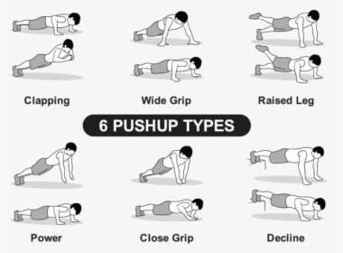 different styles of push ups