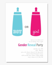 Milk Bottle Gender Reveal, HD Png Download, Free Download