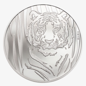 White Tiger Pure Silver Coin, HD Png Download, Free Download