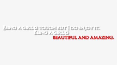 Beautiful Girl Png Text For Girls, Transparent Png, Free Download