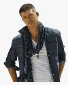 Robin Thicke Posing - Robin Thicke Haircut, HD Png Download, Free Download