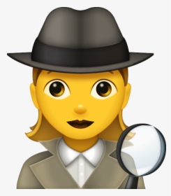 Detective Emoji Woman, HD Png Download, Free Download