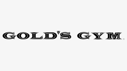 Gold"s Gym Logo Black And White, HD Png Download, Free Download